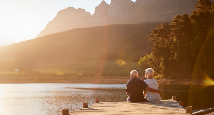 Retired couple