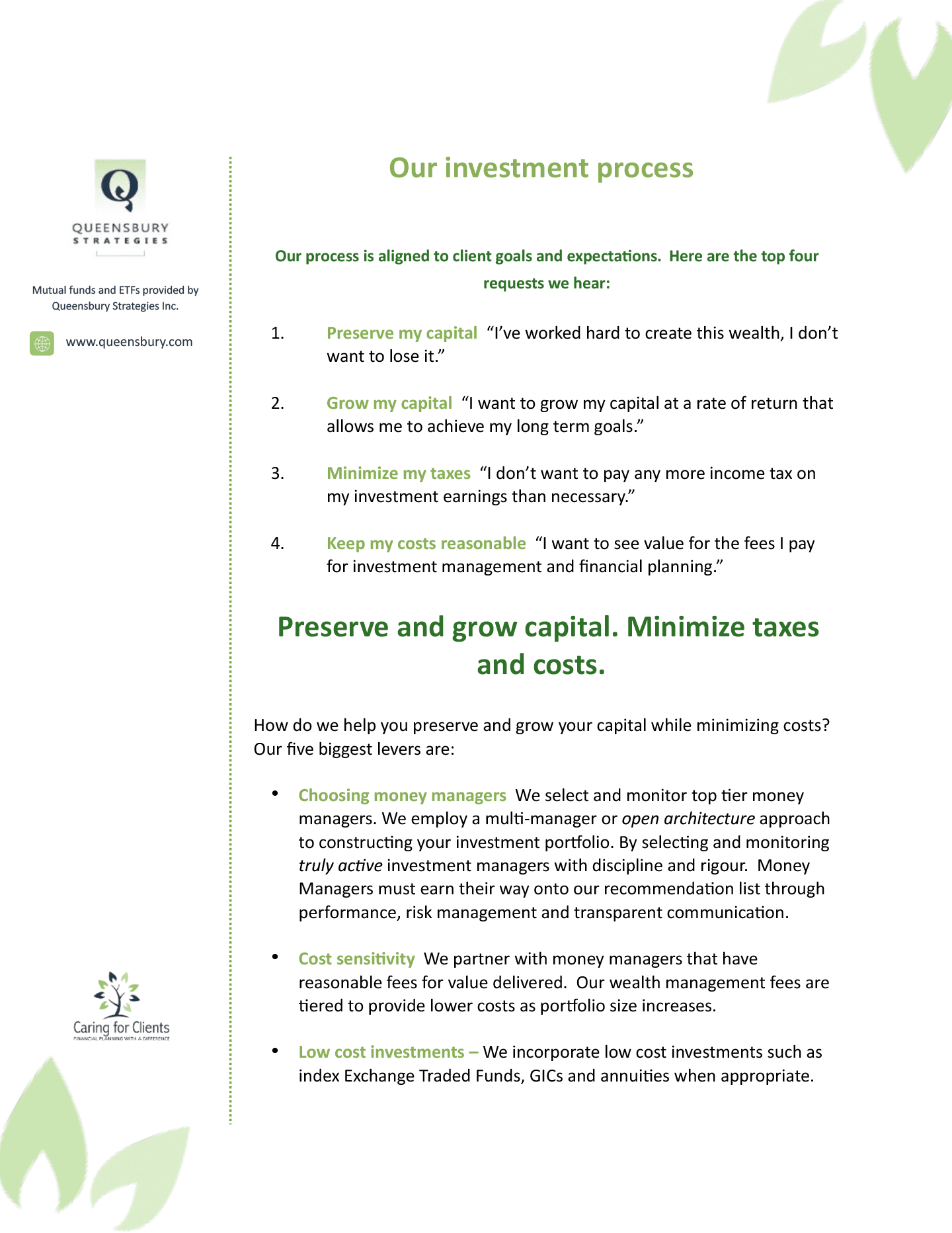 Our Investment Process